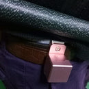 Universal Snooker Billiards Pool Table Aluminum Cue Chalk Holder Case With Belt Clip