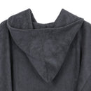 Adult Changing Towel Poncho Bath Robe with Hood & Color Print Pocket, One Size Fits All