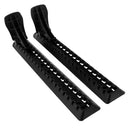 1 Pair Nylon Kayak Boat Canoe Foot Brace Pedal Feet Rest with Mounting Screws Washers