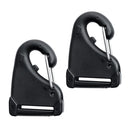 2 Pcs Nylon Kayak Webbing Snap Hook Snap Hook Carabiner Outdoor Kayak Canoe