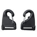 2 Pcs Nylon Kayak Webbing Snap Hook Snap Hook Carabiner Outdoor Kayak Canoe