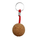 Lightweight 3.5cm Floating Cork Keyring, Floatable Water Buoyant Key Ring, Marine Sailing Kayaking Boat Float Key Chain