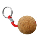 Lightweight 3.5cm Floating Cork Keyring, Floatable Water Buoyant Key Ring, Marine Sailing Kayaking Boat Float Key Chain