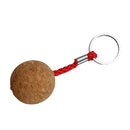 Lightweight 3.5cm Floating Cork Keyring, Floatable Water Buoyant Key Ring, Marine Sailing Kayaking Boat Float Key Chain