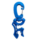 Protable Scuba Diving Double 2 BCD Hose Holder with Rotates & Folds Clip Buckle Hook 100 x 35mm
