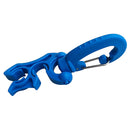 Protable Scuba Diving Double 2 BCD Hose Holder with Rotates & Folds Clip Buckle Hook 100 x 35mm