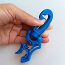 Protable Scuba Diving Double 2 BCD Hose Holder with Rotates & Folds Clip Buckle Hook 100 x 35mm