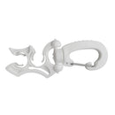 Lightweight Scuba Diving Snorkeling Double 2 BCD Hose Holder Regulator Octopus Retainer with Folding Swivel Snap Clip