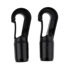 2Pcs Heavy Duty Bungee Locking Cord End Hooks for Camping Accessories, Exercise, Fitness, Boat,Paddle Board