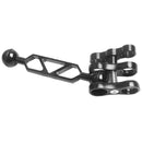 Diving Butterfly Clip Dual Ball Joint Connector Arm Clamp Mount for Underwater Camera Torch Flashlight