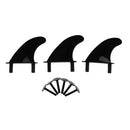 3Pcs Plastic Soft Top Surf Fin & 6 Fins Screws For Surfboard Softboard And SUP Stand Up Paddle Board