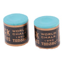 2 Pieces Pool Snooker Billiard Cue Tip Table Chalk Supplies Club Accessories
