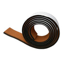 Non-Slip Boat Flooring Decking Edge Strip Pad (94in x 2.3in x 0.24in), 6mm Thickness EVA Foam Faux Teak Marine Mat
