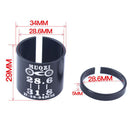 Universal 28.6mm to 31.8mm Alloy Bike Ahead Handlebar Stem Shim / Reducer Fork Steerer