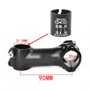 Universal 28.6mm to 31.8mm Alloy Bike Ahead Handlebar Stem Shim / Reducer Fork Steerer