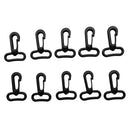 Pack of 10 Swivel Snap Hook Clip for Scuba Diving 25mm/1inch Webbing Strap, Rotatable, Strong