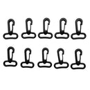 Pack of 10 Swivel Snap Hook Clip for Scuba Diving 25mm/1inch Webbing Strap, Rotatable, Strong