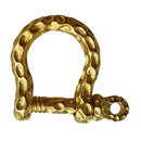 Brass Horseshoe Buckle Screw D Rings U Shape Shackle For Diving Canoeing