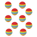 10Pcs Elastic Golf Sponge Balls Indoor Outdoor Practice Training Aids 63mm