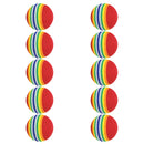 10Pcs Elastic Golf Sponge Balls Indoor Outdoor Practice Training Aids 63mm