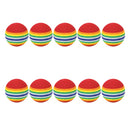 10Pcs Elastic Golf Sponge Balls Indoor Outdoor Practice Training Aids 63mm
