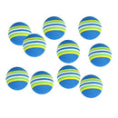 10Pcs 42mm Practice Golf Swing Sponge Foam Balls Training Indoor Aids Sports