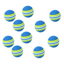 10Pcs 42mm Practice Golf Swing Sponge Foam Balls Training Indoor Aids Sports