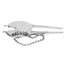 Portable Golf Divot Repair Tool Zinc Alloy Putting Green Fork Groove Cleaner