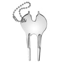 Portable Golf Divot Repair Tool Zinc Alloy Putting Green Fork Groove Cleaner