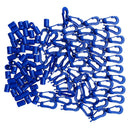 60pcs Plastic Hook Bungee Cord Karabiner Hook for Scuba Diving