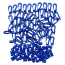60pcs Plastic Hook Bungee Cord Karabiner Hook for Scuba Diving