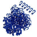 60pcs Plastic Hook Bungee Cord Karabiner Hook for Scuba Diving