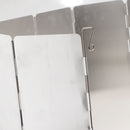 Aluminium Alloy Folding Camping Wind Shield Screen Windshield 104 x 24cm