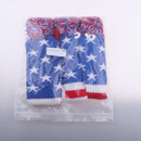 3Pcs/set Golf Headcover Knit Pom Pom Vintage Head Cover