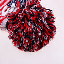 4Pcs Golf Driver Rescue Head Cover Long Neck Pom Pom Fairway Wood Headcovers Knit Socks