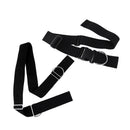 50mm/2"Tech Dive BCD Webbing Crotch Strap with Quick Release Buckle & D Ring