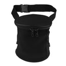 3mm Neoprene Scuba Diving Mesh Bag Pouch Snorkeling Dive Gear Storage Holder Zipper Cylinder Shape Black
