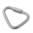 Marine Grade 316 Stainless Steel Scuba Diving BCD Triangle Hook Quick Link Clip - High Strength & Durable