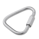 Marine Grade 316 Stainless Steel Scuba Diving BCD Triangle Hook Quick Link Clip - High Strength & Durable