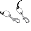 Scuba Diving 6" Tank Side Mount Strap with Band and 2 Stainless Steel Clips