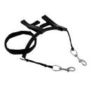 Scuba Diving 6" Tank Side Mount Strap with Band and 2 Stainless Steel Clips
