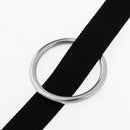 Scuba Diving Webbing Waist Belt With Buckle with Stainless Steel D Ring and Quick Release Buckle Safety Gear Equipment