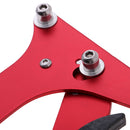 7.68 x 4.9 inch Lightweight Bike Tension Meter Bicycle Wheel Measurement Tool Gauge Red