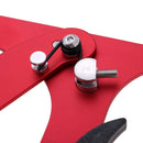 7.68 x 4.9 inch Lightweight Bike Tension Meter Bicycle Wheel Measurement Tool Gauge Red