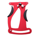 7.68 x 4.9 inch Lightweight Bike Tension Meter Bicycle Wheel Measurement Tool Gauge Red