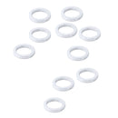 Pack of 10pcs Bike Chainwheel Screw Chainring Washer Gasket Bicycle Dual to Single Chain Wrench Spacer 2mm Thick