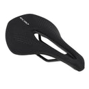 Universal 240 x 143mm Road MTB Bike Racing Saddle PU Leather Breathable Soft Seat Cushion 200g