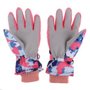 1 Pair Winter Warm Gloves Kids Ski Snow Snowboard Fingers Mittens Warm Biking Sports Mitts for Children