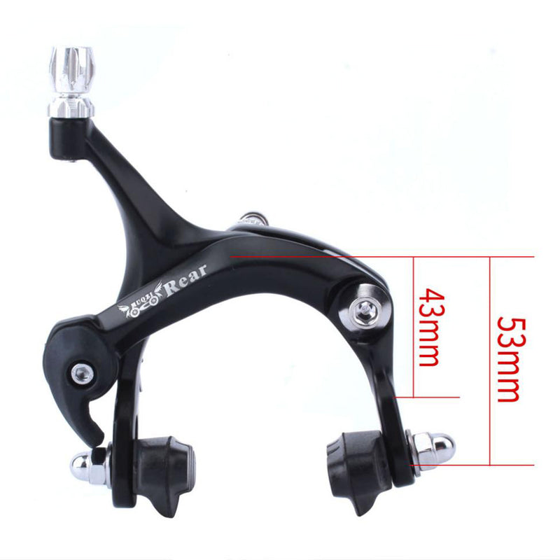 1 Set of (Front + Rear) Bicycle Dual-Pivot Brake Caliper Road Bike Side Pull C/V Brake Calipers Cycling Replacement Accessories