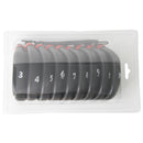 9Pcs/set Knitted Golf Iron Head Covers Headcover Protectoive Case Set with No. (3,4,5,6,7,8,9,Pw,Sw) for Golfer